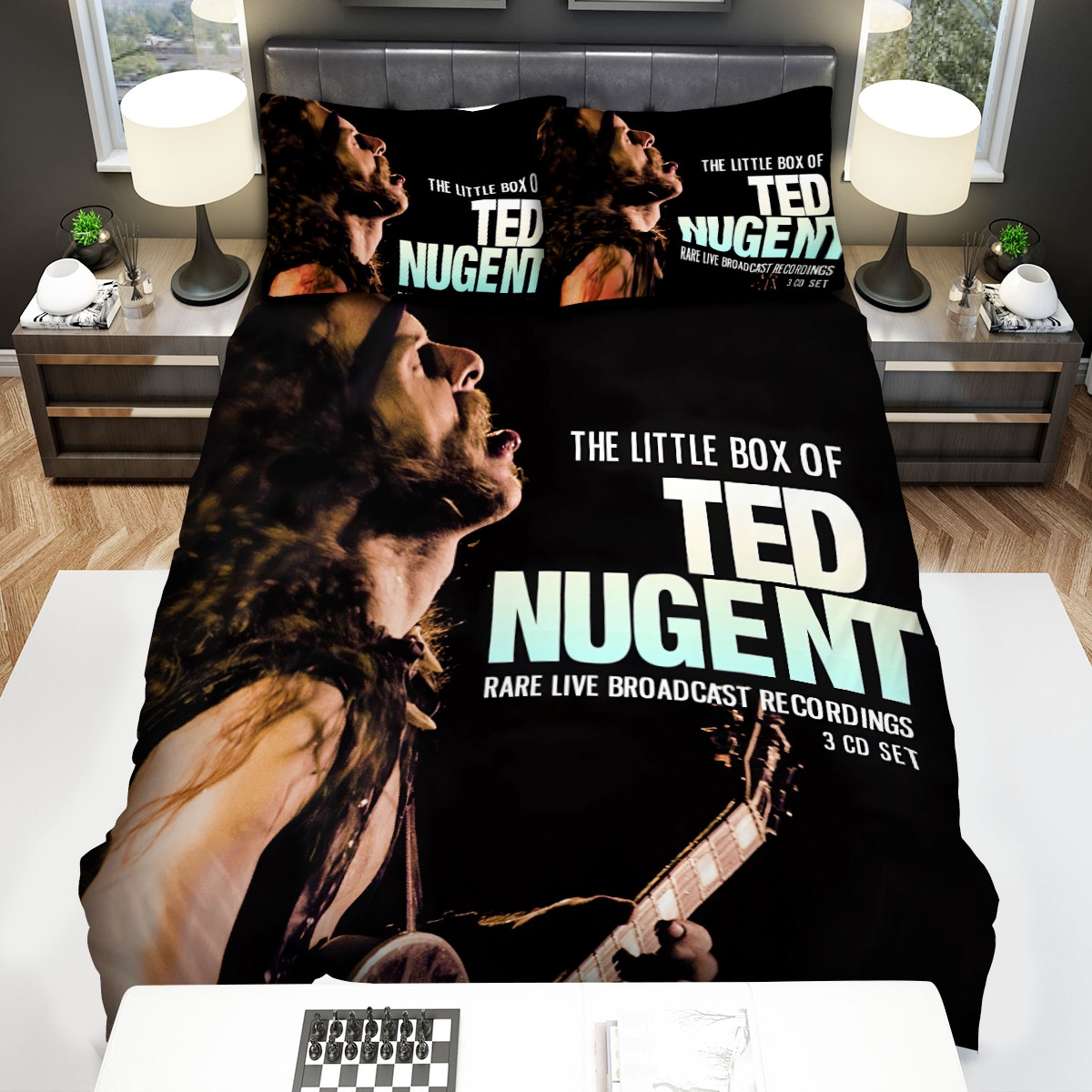 Ted Nugent Bed Sheets Spread Duvet Cover Bedding Set - Unique Anime Apparel for Fans