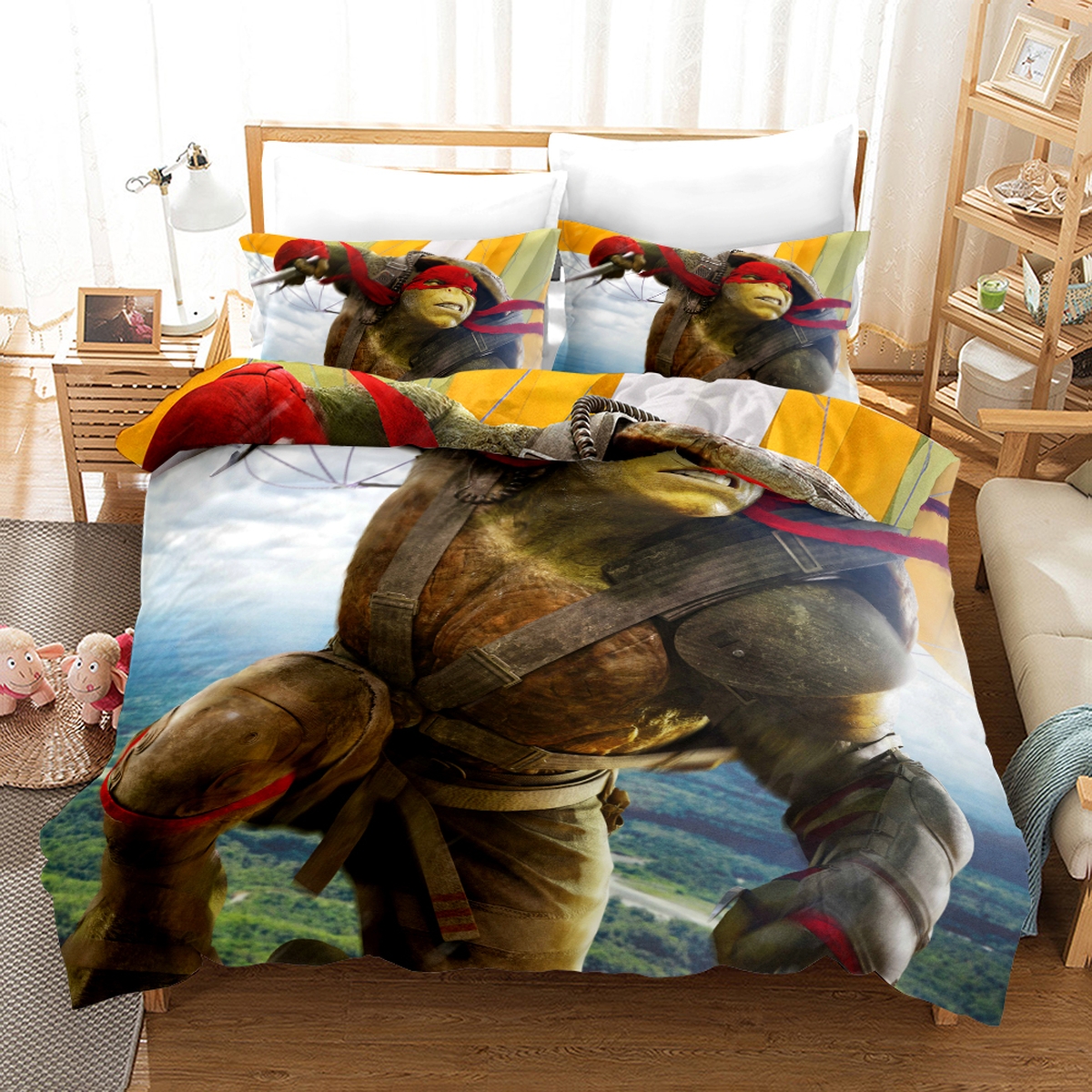 Teenage Mutant Ninja Turtles 1 Duvet Cover Bedding Set - Unique Anime Apparel for Fans