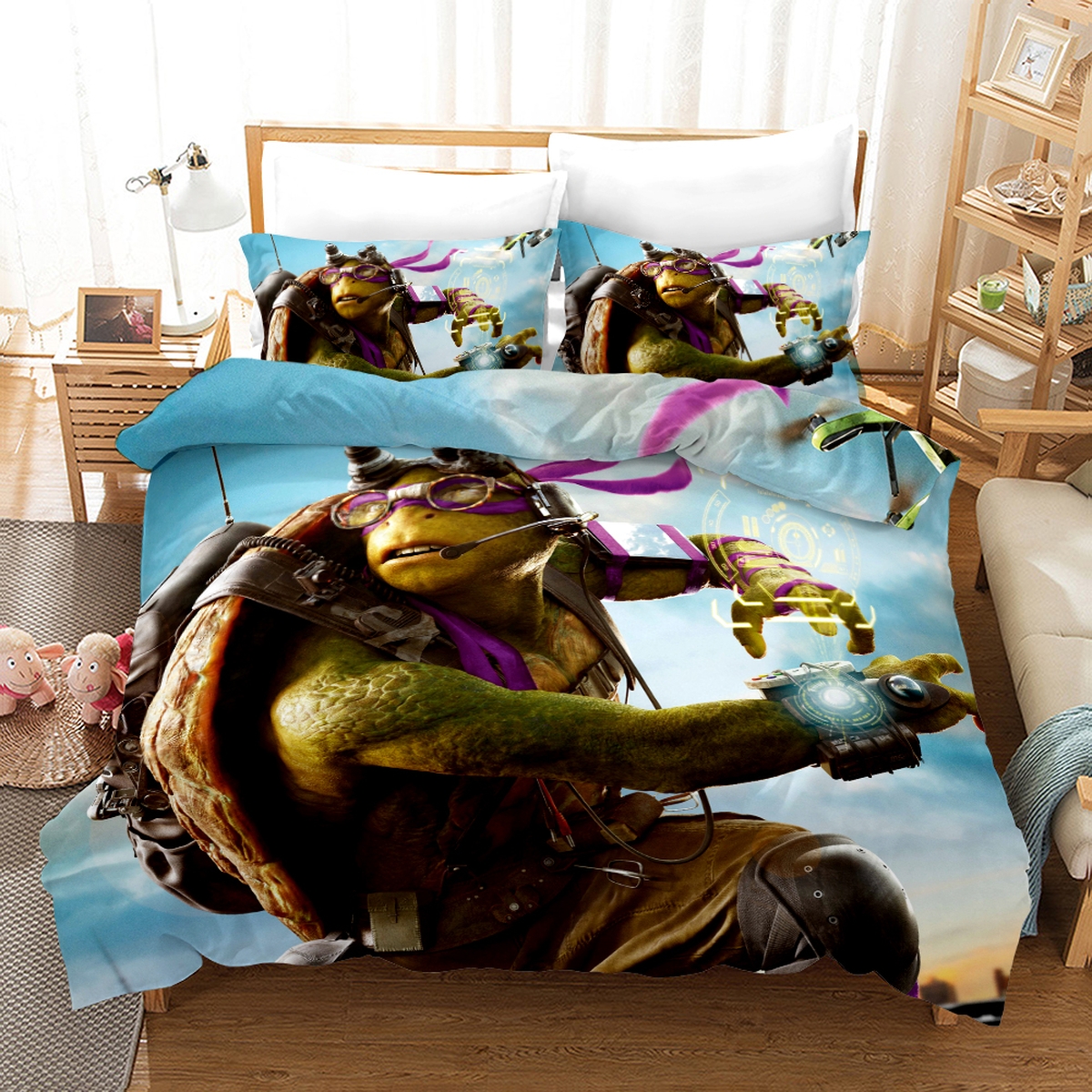 Teenage Mutant Ninja Turtles 7 Duvet Cover Bedding Set - Unique Anime Apparel for Fans