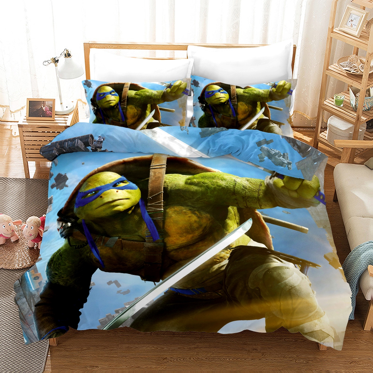 Teenage Mutant Ninja Turtles 9 Duvet Cover Bedding Set - Unique Anime Apparel for Fans