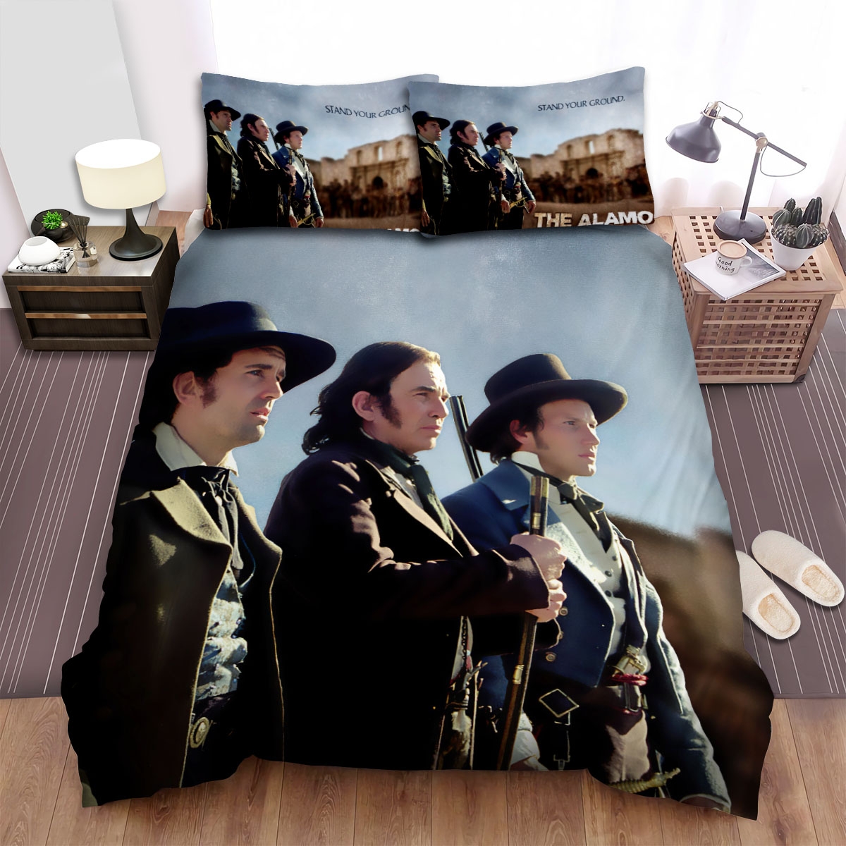 The Alamo Stand Your Ground Bed Sheets Spread Duvet Cover Bedding Set - Unique Anime Apparel for Fans
