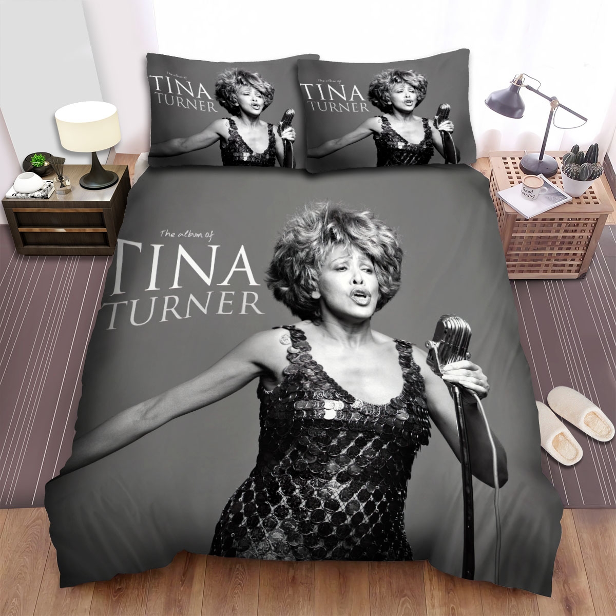 The Album Of Tina Turner Bed Sheets Spread Comforter Duvet Cover Bedding Set - Unique Anime Apparel for Fans