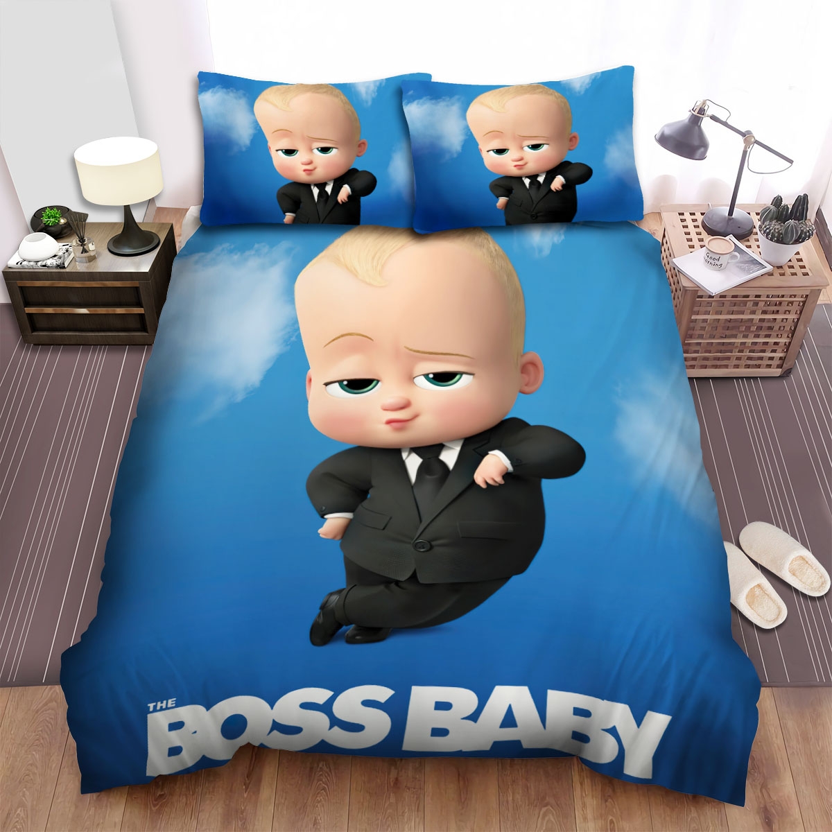 The Boss Baby Movie Poster 6 Bed Sheets Spread Duvet Cover Bedding Set - Unique Anime Apparel for Fans