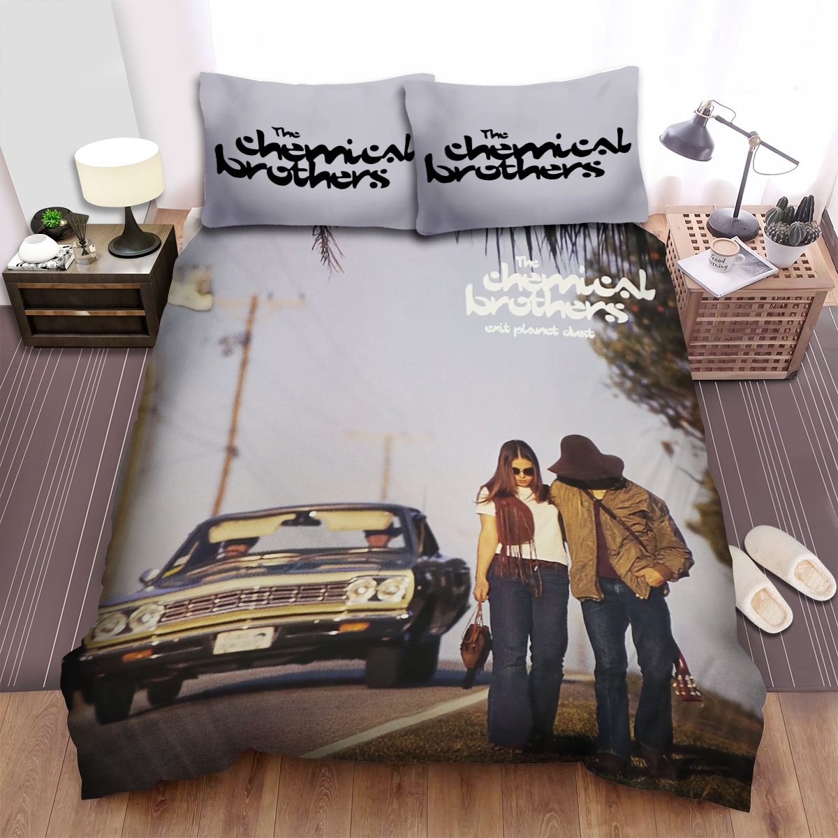 The Chemical Brothers Band Album Exit Planet Dust Bed Sheets Spread Duvet Cover Bedding Set - Unique Anime Apparel for Fans