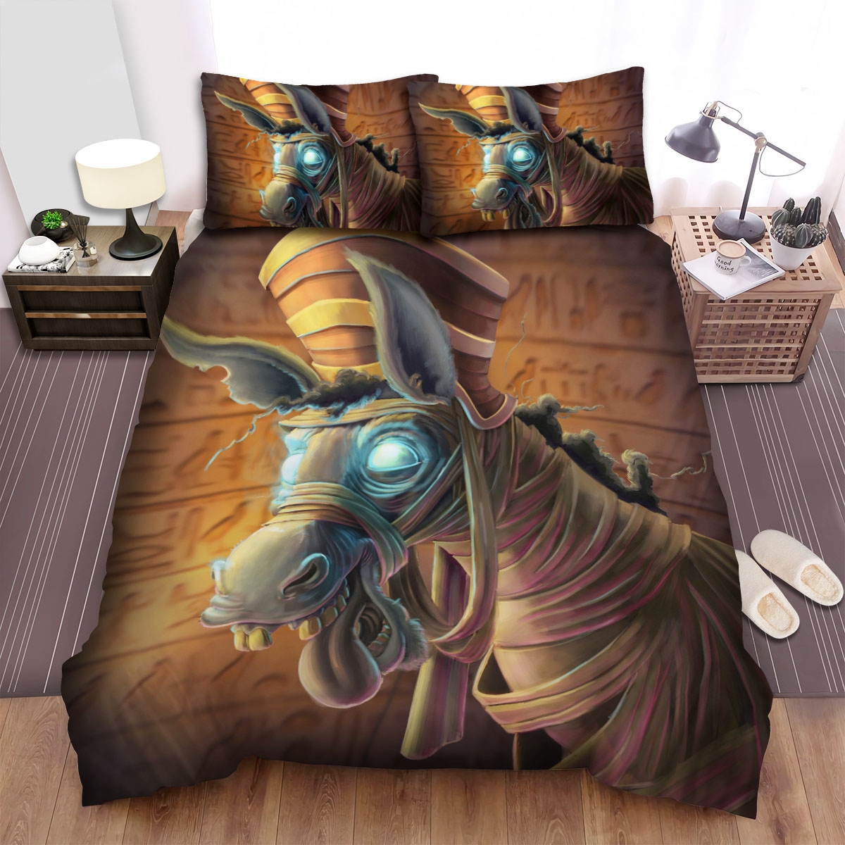 The Donkey Mummy Bed Sheets Spread Duvet Cover Bedding Set - Unique Anime Apparel for Fans