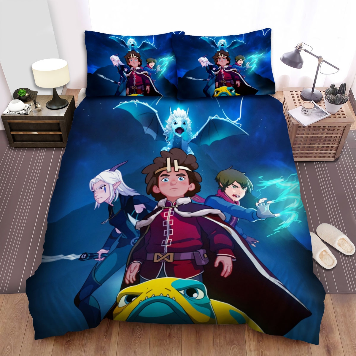 The Dragon Prince Preparing To The Fight Bed Sheets Spread Duvet Cover Bedding Set - Unique Anime Apparel for Fans