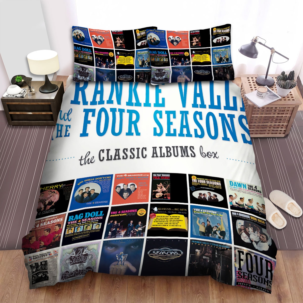 The Four Seasons And Frankie Valli Bed Sheets Spread Duvet Cover Bedding Set - Unique Anime Apparel for Fans