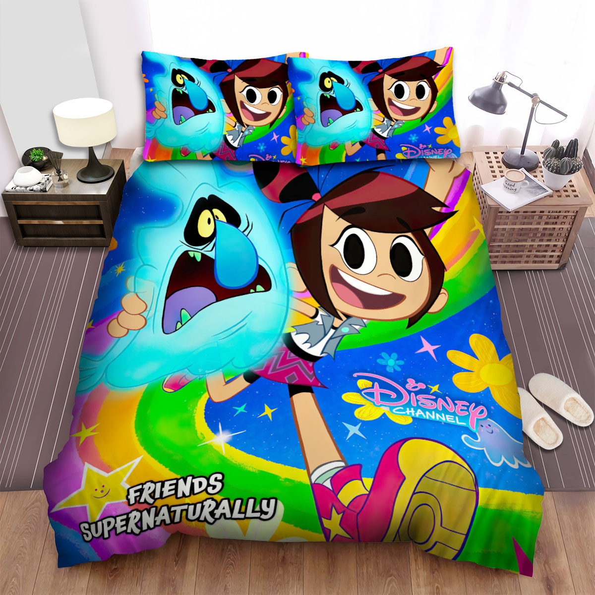 The Ghost And Molly Mcgee Original Poster Bed Sheets Spread Duvet Cover Bedding Set - Unique Anime Apparel for Fans