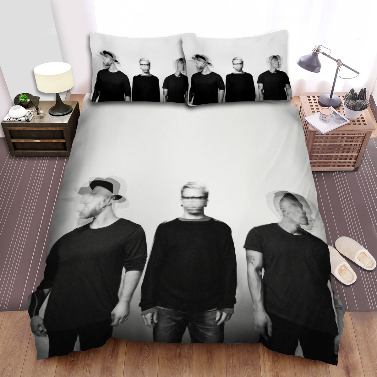 The Glitch Mob Music Band Chemicals Ep Cover Bed Sheets Spread Comforter Duvet Cover Bedding Set - Unique Anime Apparel for Fans