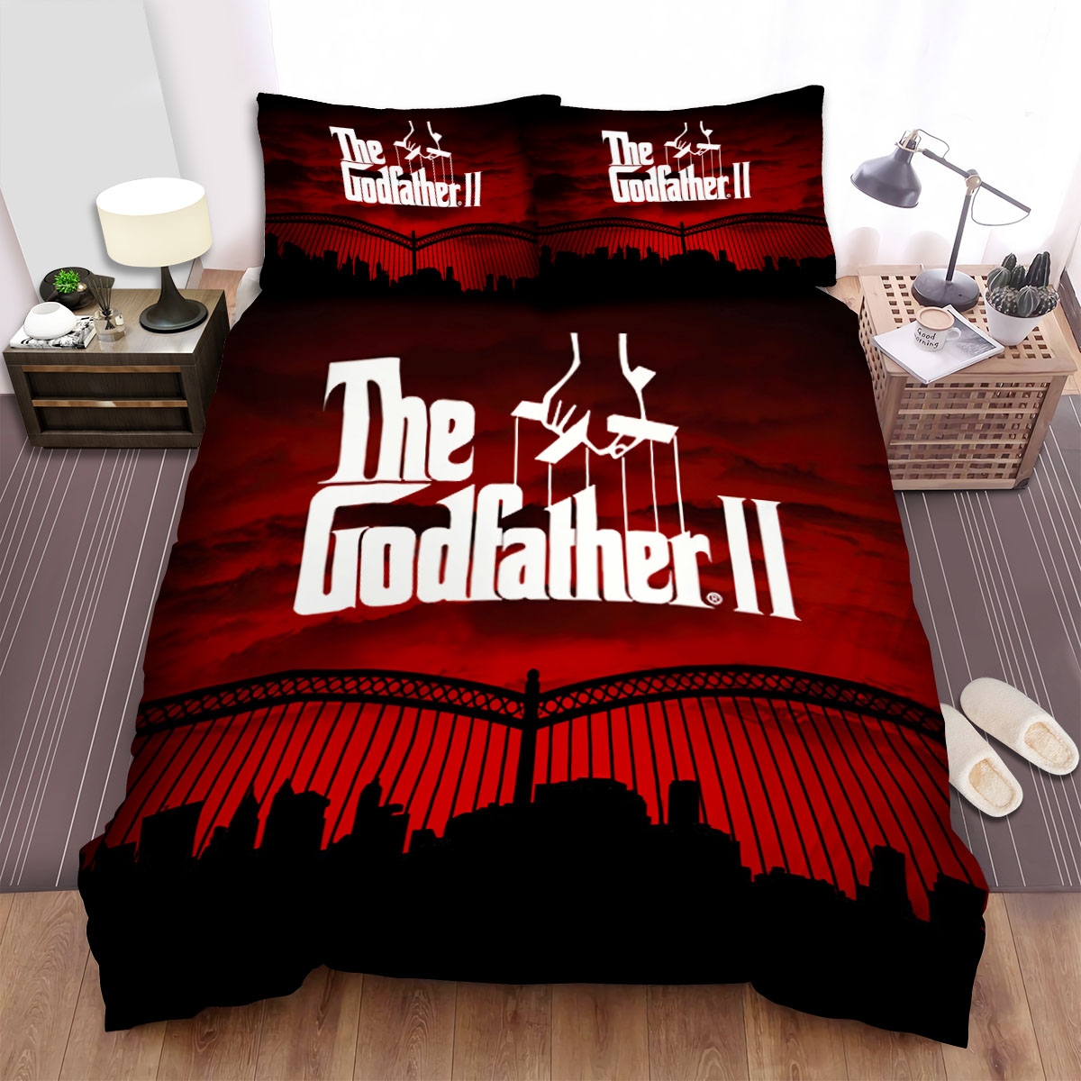 The Godfather Ii Alternative Poster Bed Sheets Spread Duvet Cover Bedding Set - Unique Anime Apparel for Fans
