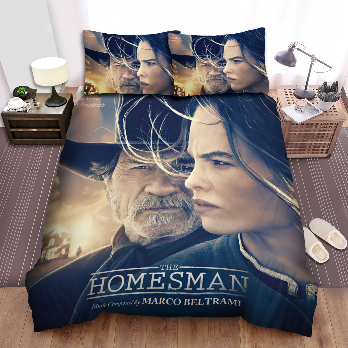 The Homesman Poster 3 Bed Sheets Spread Duvet Cover Bedding Set - Unique Anime Apparel for Fans