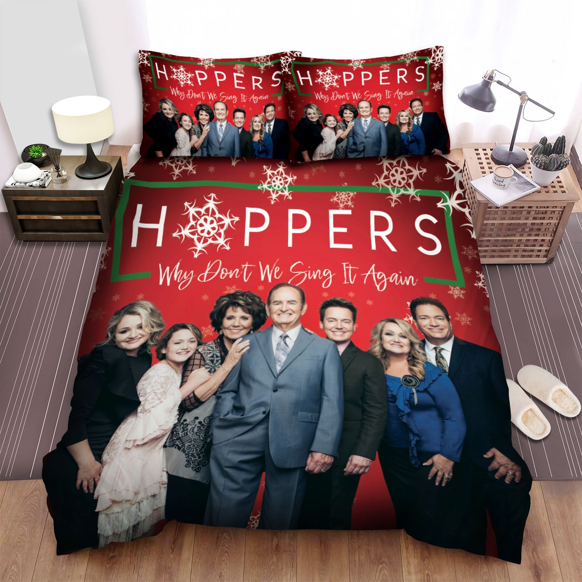 The Hoppers Music Why Don't We Sing It Again Album Bed Sheets Spread Comforter Duvet Cover Bedding Set - Unique Anime Apparel for Fans