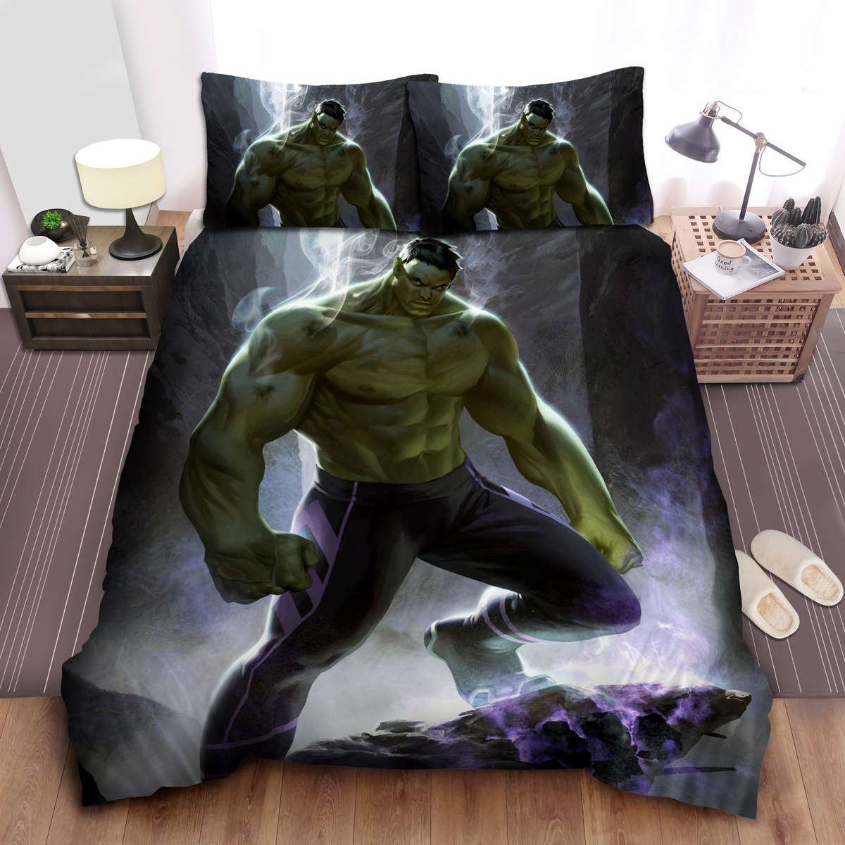 The Hulk Reborn Bed Sheets Spread Duvet Cover Bedding Set - Unique Anime Apparel for Fans