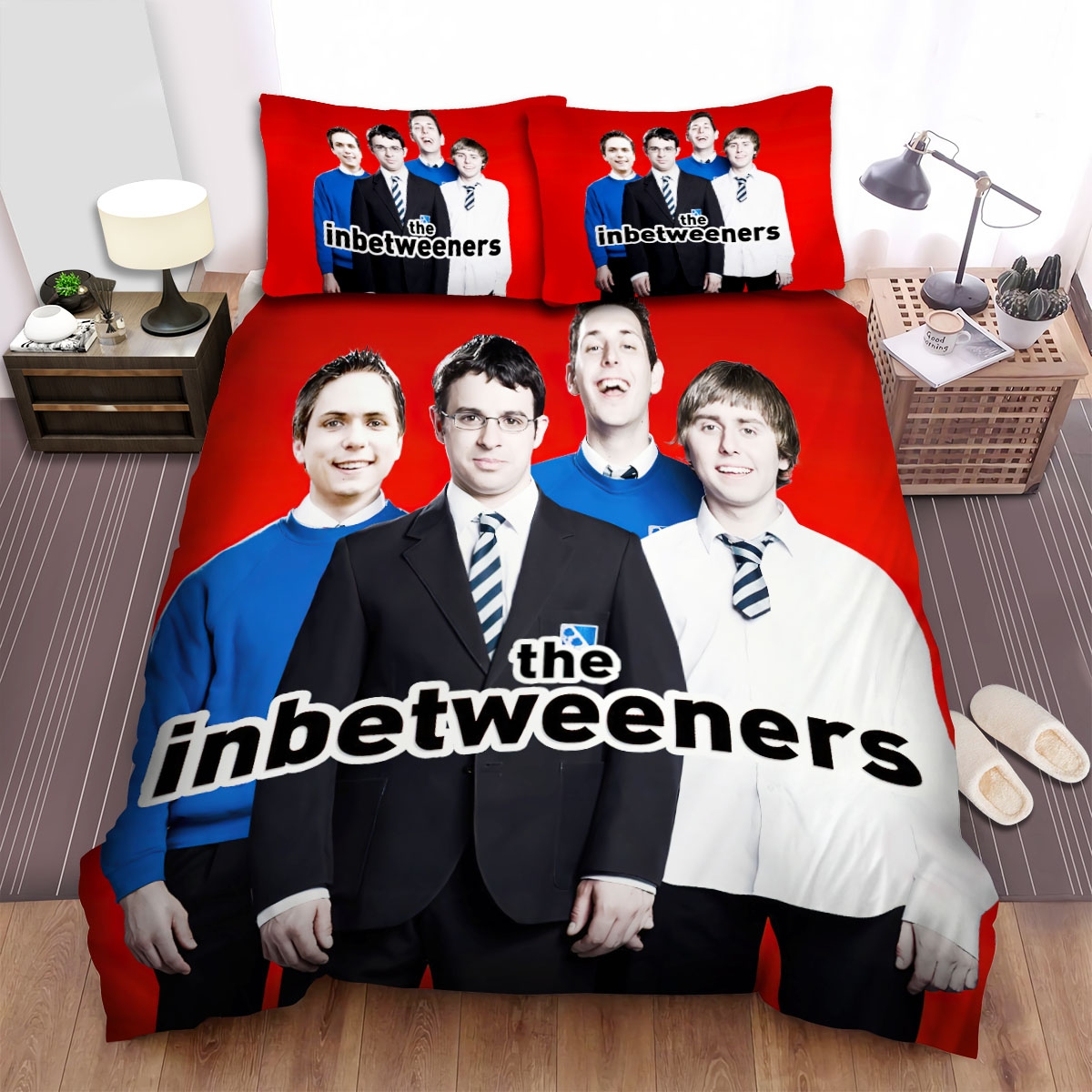 The Inbetweeners (2008-2010) Movie Bed Sheets Spread Duvet Cover Bedding Set - Unique Anime Apparel for Fans