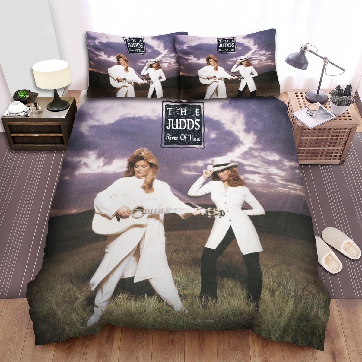 The Judds River Of Time Bed Sheets Spread Comforter Duvet Cover Bedding Set - Unique Anime Apparel for Fans