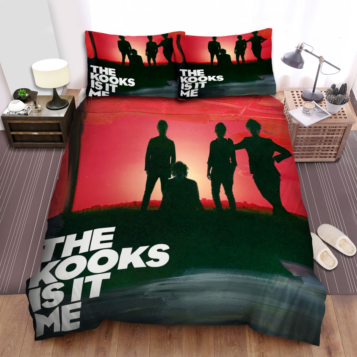 The Kooks Band It Is Me Bed Sheets Spread Duvet Cover Bedding Set - Unique Anime Apparel for Fans