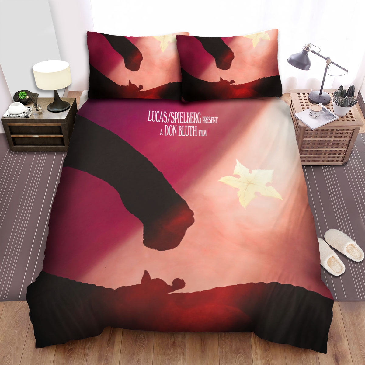 The Land Before Time (1988) Movie Art Bed Sheets Spread Duvet Cover Bedding Set - Unique Anime Apparel for Fans