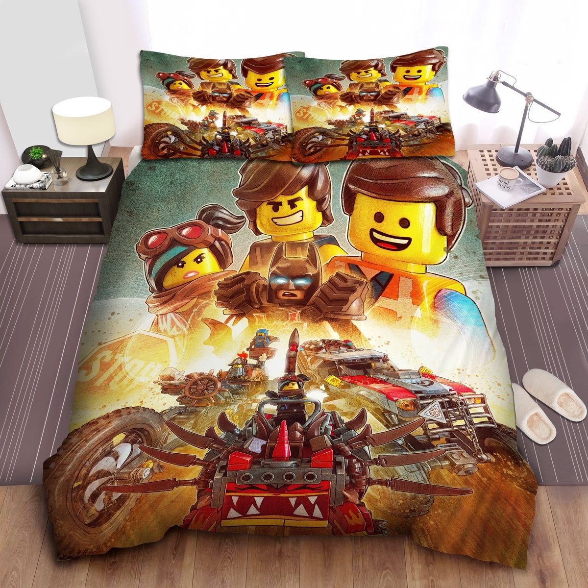 The Lego Mad Max Movie Poster Bed Sheets Spread Duvet Cover Bedding Set - Unique Anime Apparel for Fans