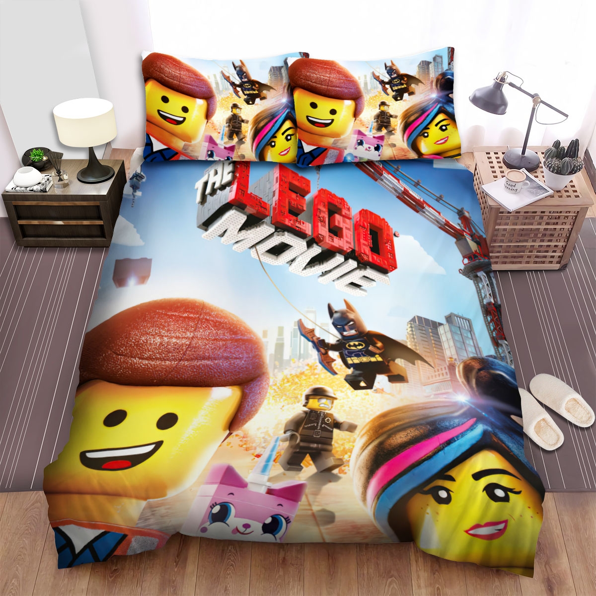 The Lego Movie (2014) Special Edition Movie Poster Bed Sheets Spread Duvet Cover Bedding Set - Unique Anime Apparel for Fans