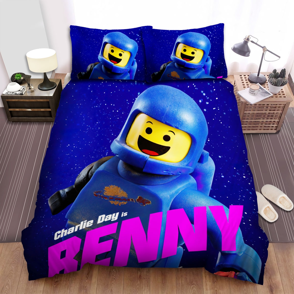 The Lego Movie 2 The Second Part (2019) Benny Poster Bed Sheets Spread Comforter Duvet Cover Bedding Set - Unique Anime Apparel for Fans