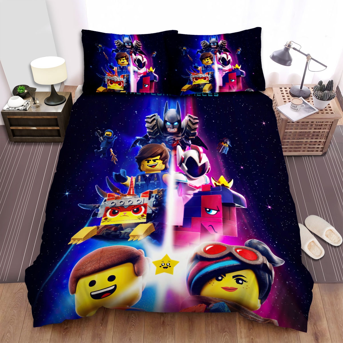 The Lego Movie 2 The Second Part (2019) Movie Poster Bed Sheets Spread Duvet Cover Bedding Set - Unique Anime Apparel for Fans
