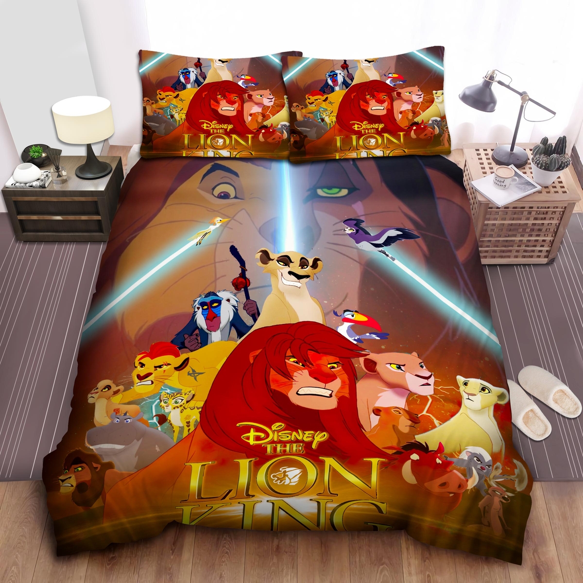 The Lion King Rise Of Scar Movie Poster Bed Sheets Spread Duvet Cover Bedding Set - Unique Anime Apparel for Fans