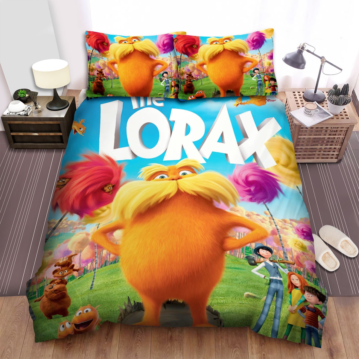 The Lorax Animation Special Collection Bed Sheets Spread Duvet Cover Bedding Set - Unique Anime Apparel for Fans