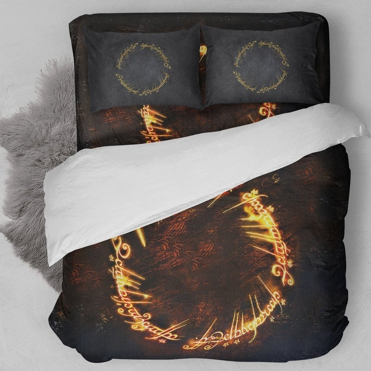 The Lord Of The Rings Custom Bedding Set (Duvet Cover & Pillowcases) - Unique Anime Apparel for Fans
