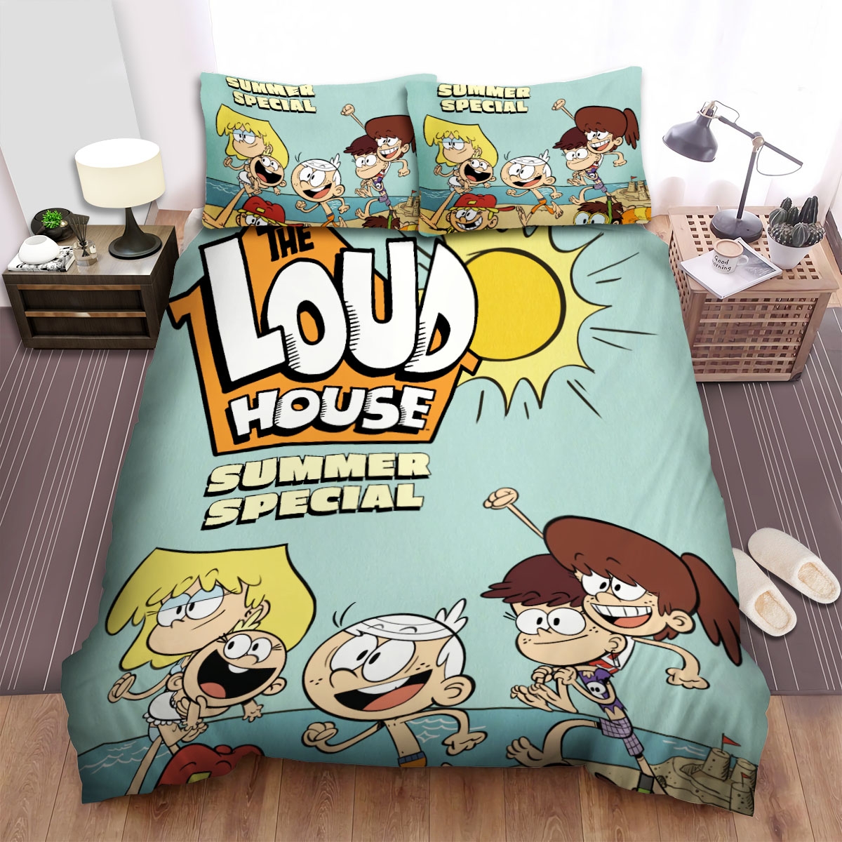 The Loud House Special Summer Bed Sheets Spread Duvet Cover Bedding Set - Unique Anime Apparel for Fans