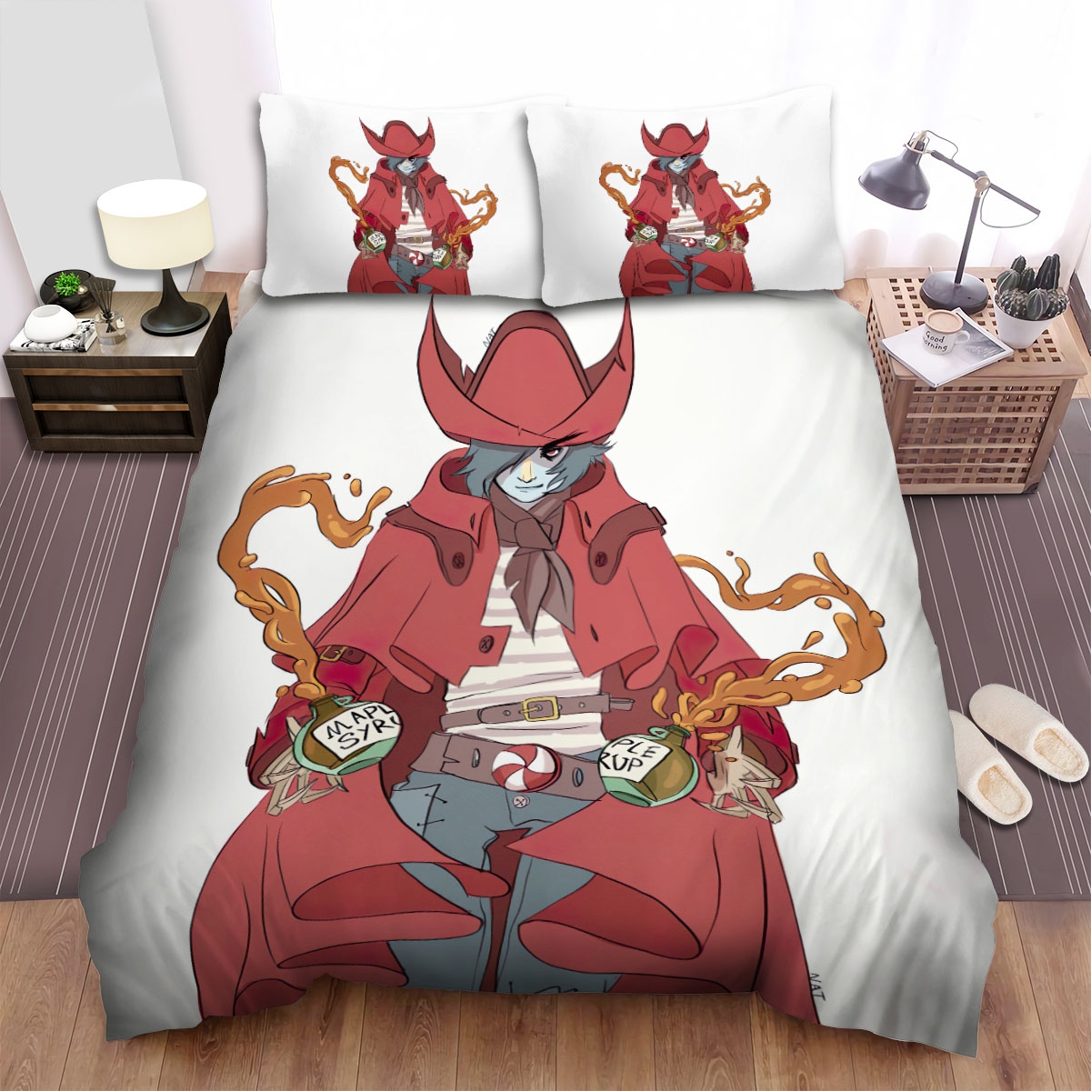 The Marvelous Misadventures Of Flapjack Captain K'nuckles Bed Sheets Spread Duvet Cover Bedding Set - Unique Anime Apparel for Fans