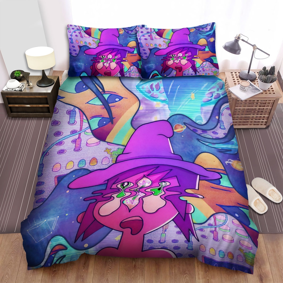 The Midnight Gospel Clancy Gilroy Being High Bed Sheets Spread Duvet Cover Bedding Set - Unique Anime Apparel for Fans