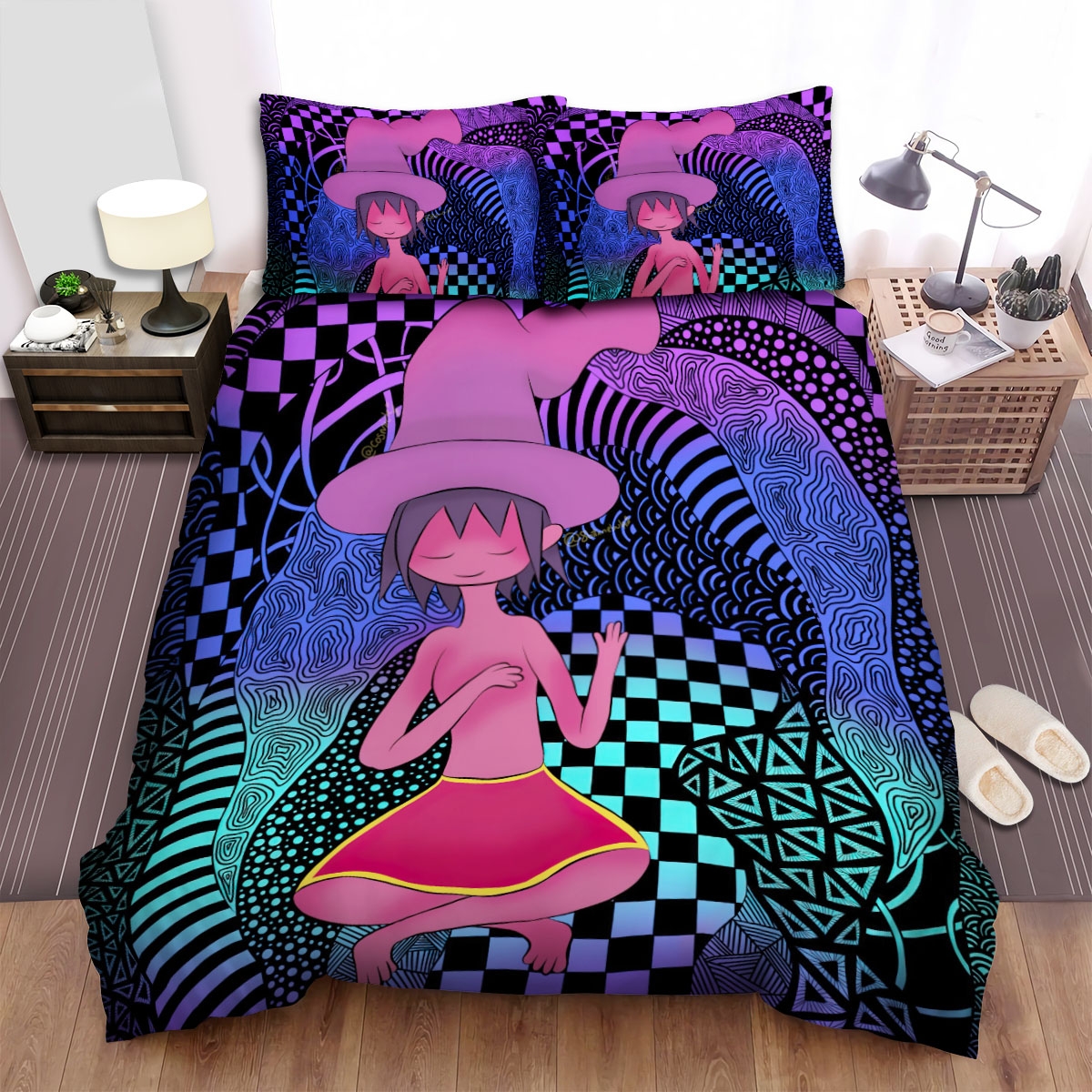 The Midnight Gospel Clancy Gilroy The Gospel Version Bed Sheets Spread Duvet Cover Bedding Set - Unique Anime Apparel for Fans