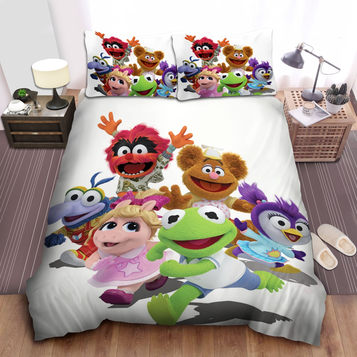 The Muppets Babies Having A Good Day Bed Sheets Spread Duvet Cover Bedding Set - Unique Anime Apparel for Fans