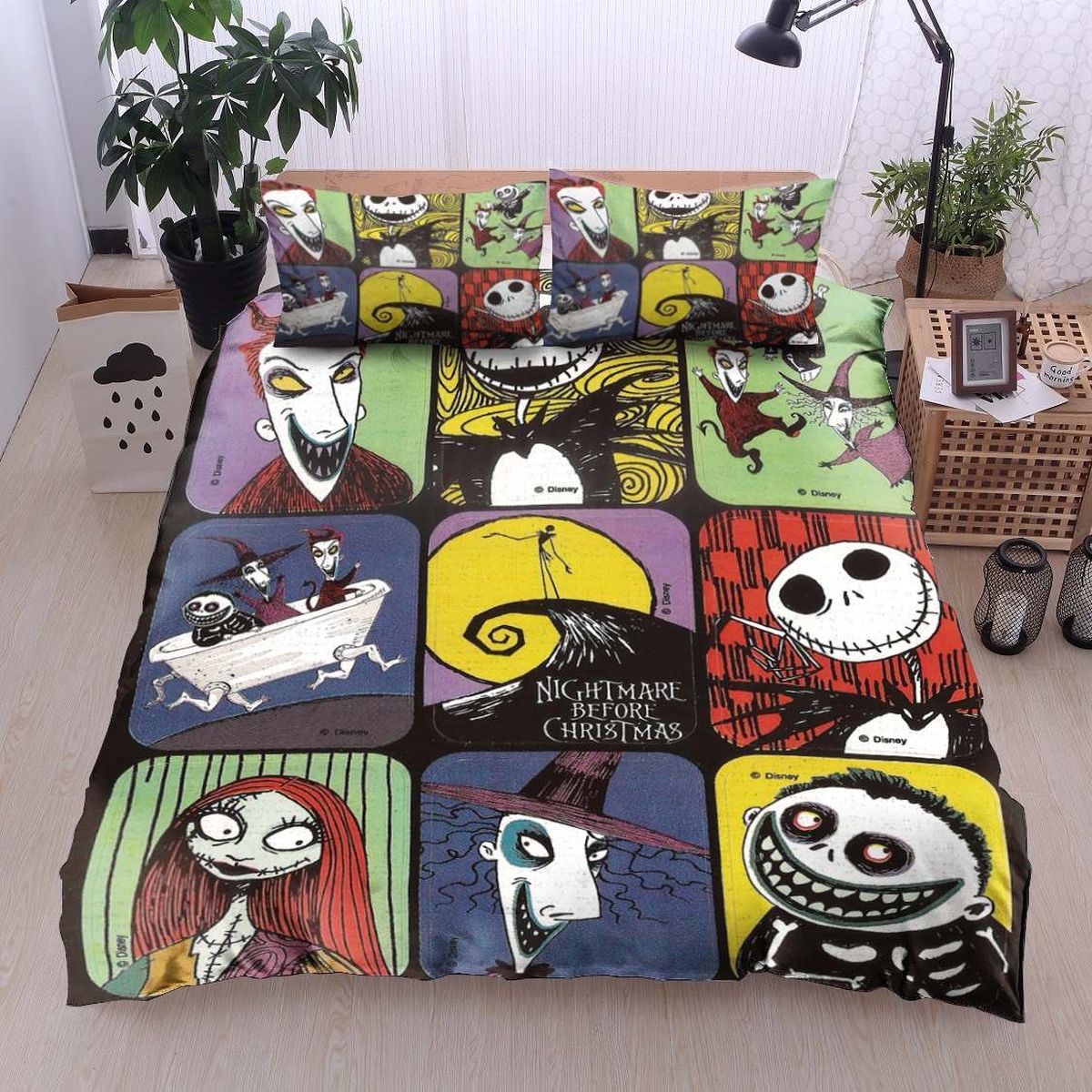 The Nightmare Before Christmas Bedding Sets (Duvet Cover &amp Pillow Cases) - Unique Anime Apparel for Fans