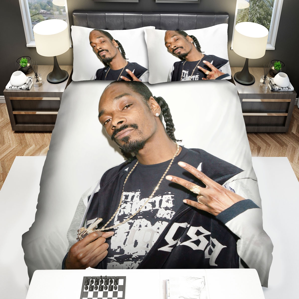 The Snoop Dogg Story Bed Sheets Spread Duvet Cover Bedding Set - Unique Anime Apparel for Fans