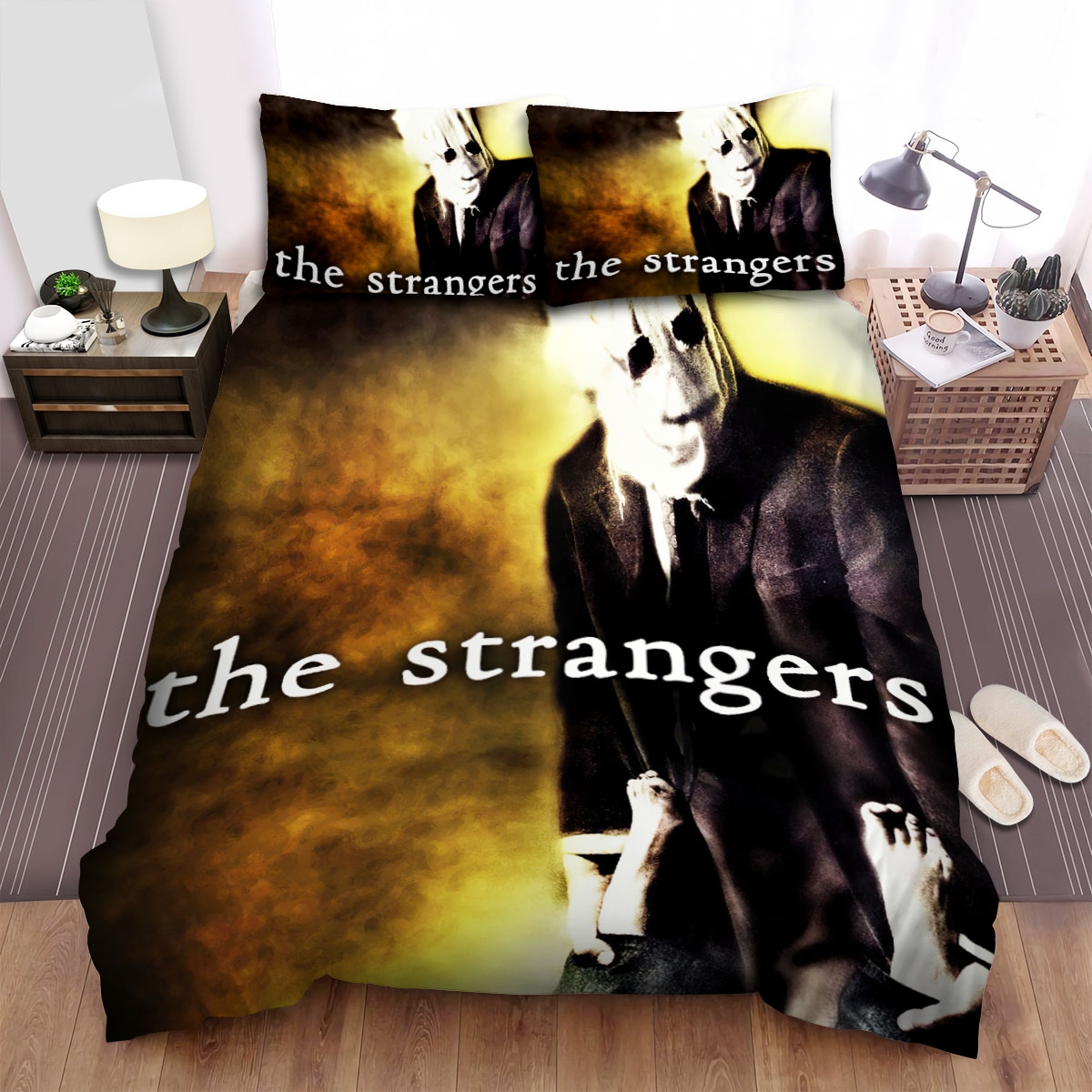 The Strangers Poster Ver2 Bed Sheets Spread Duvet Cover Bedding Set - Unique Anime Apparel for Fans
