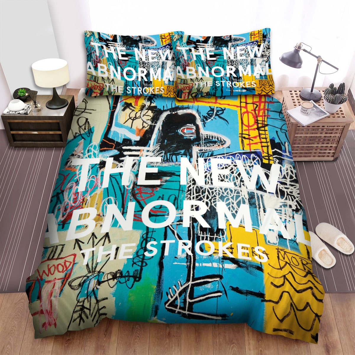 The Strokes Band The New Abnormal Bed Sheets Spread Comforter Duvet Cover Bedding Set - Unique Anime Apparel for Fans