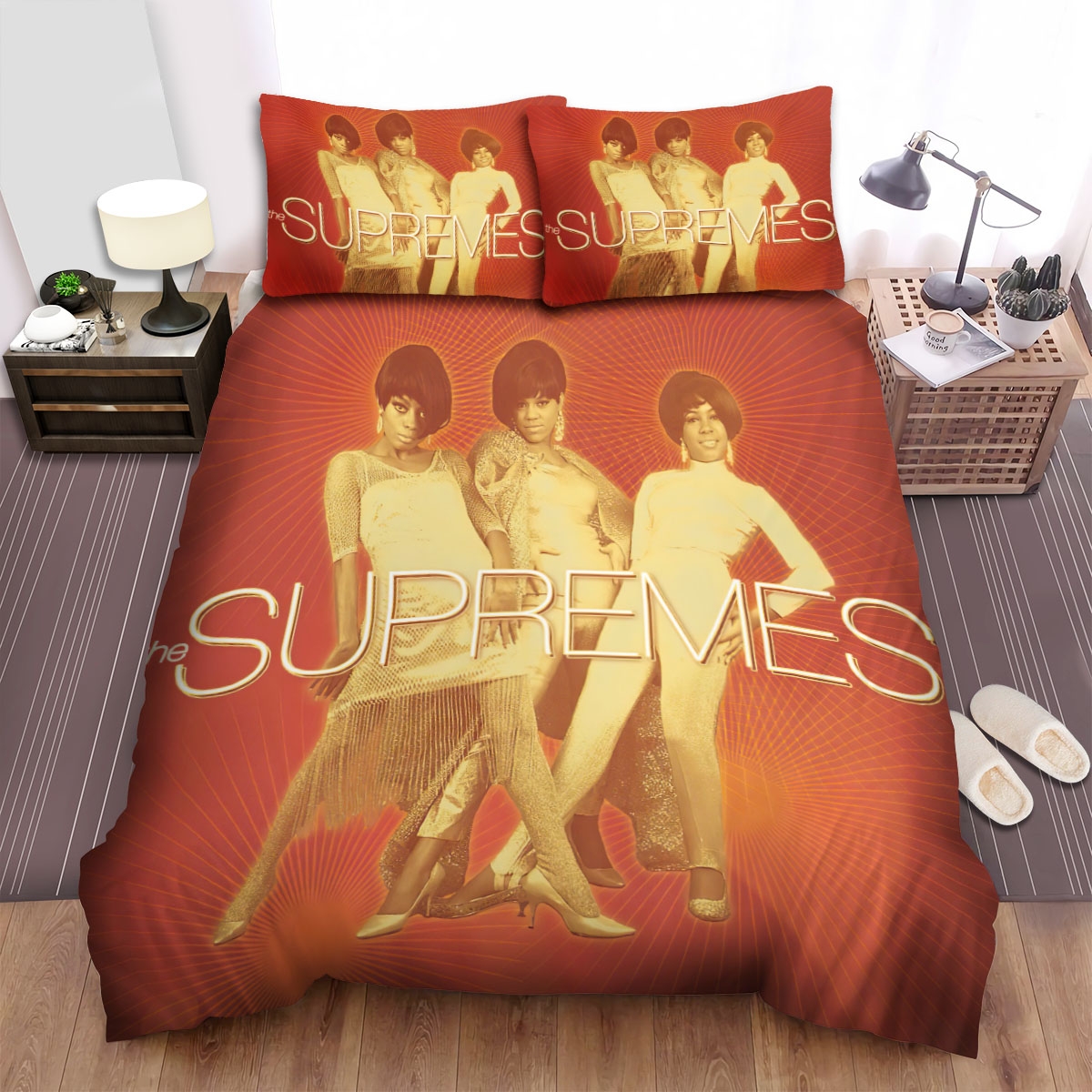 The Supremes Album Cover Art Bed Sheets Spread Duvet Cover Bedding Set - Unique Anime Apparel for Fans