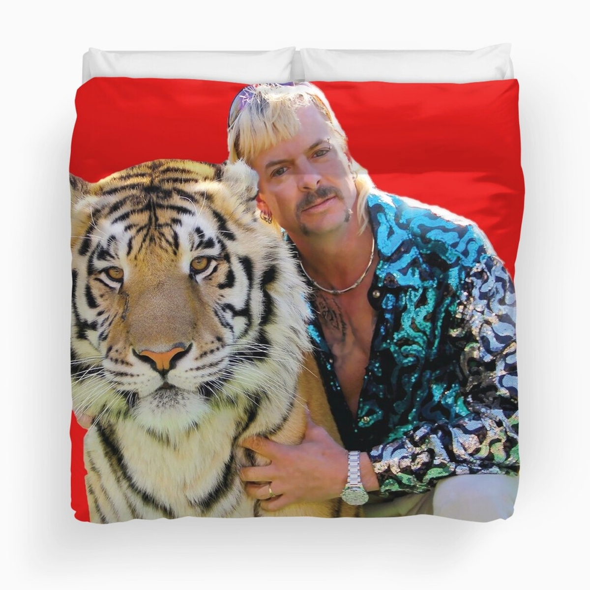Tiger King Poster Documentary Tv Show Bedding Set (Duvet Cover & Pillow Cases) - Unique Anime Apparel for Fans