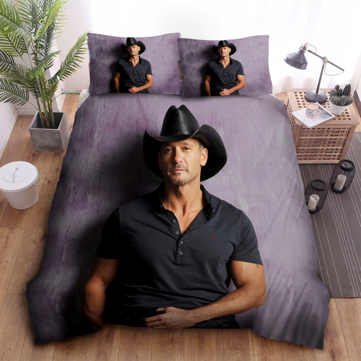 Tim Mcgraw Bed Sheets Spread Duvet Cover Bedding Set - Unique Anime Apparel for Fans