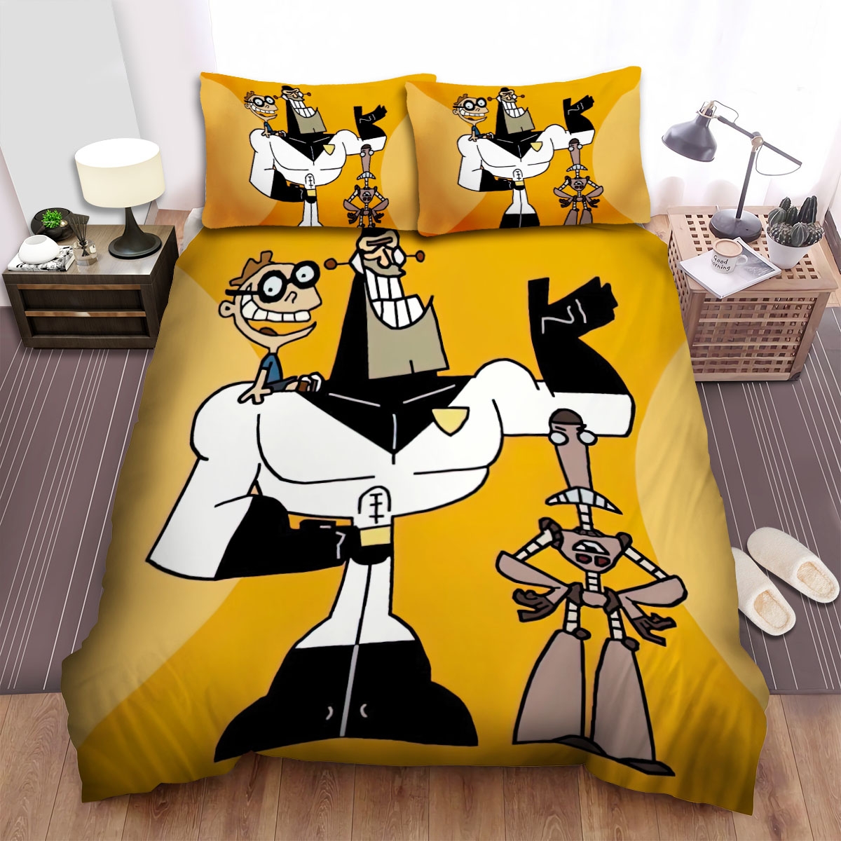 Time Squad Group Photo Bed Sheets Spread Duvet Cover Bedding Set - Unique Anime Apparel for Fans