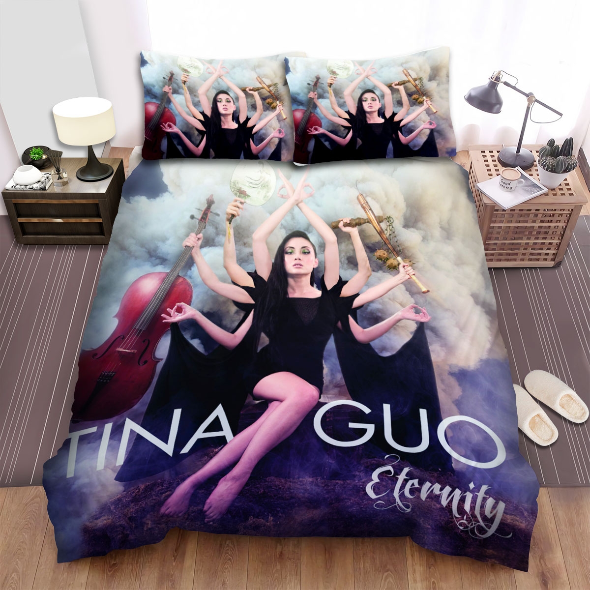 Tina Guo Eternity Bed Sheets Spread Duvet Cover Bedding Set - Unique Anime Apparel for Fans