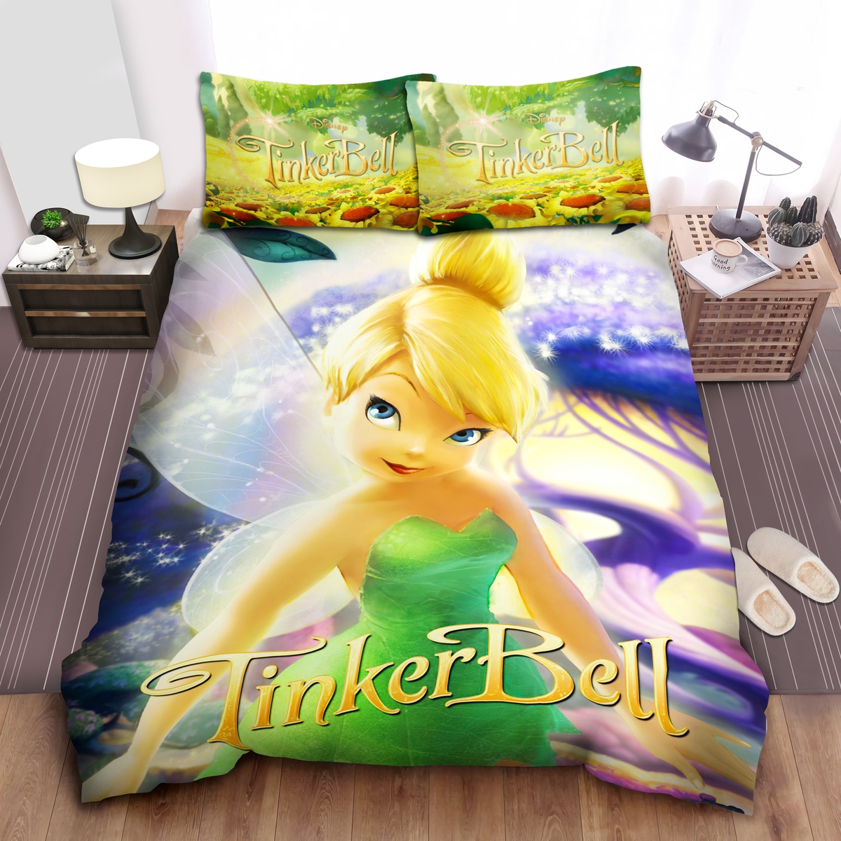 Tinkerbell Bed Sheets Spread Duvet Cover Bedding Set - Unique Anime Apparel for Fans
