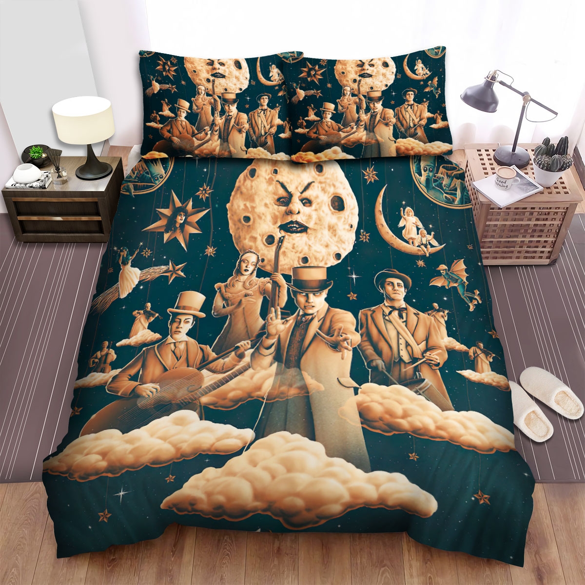 Tonight Tonight The Smashing Pumpkins Bed Sheets Spread Duvet Cover Bedding Set - Unique Anime Apparel for Fans