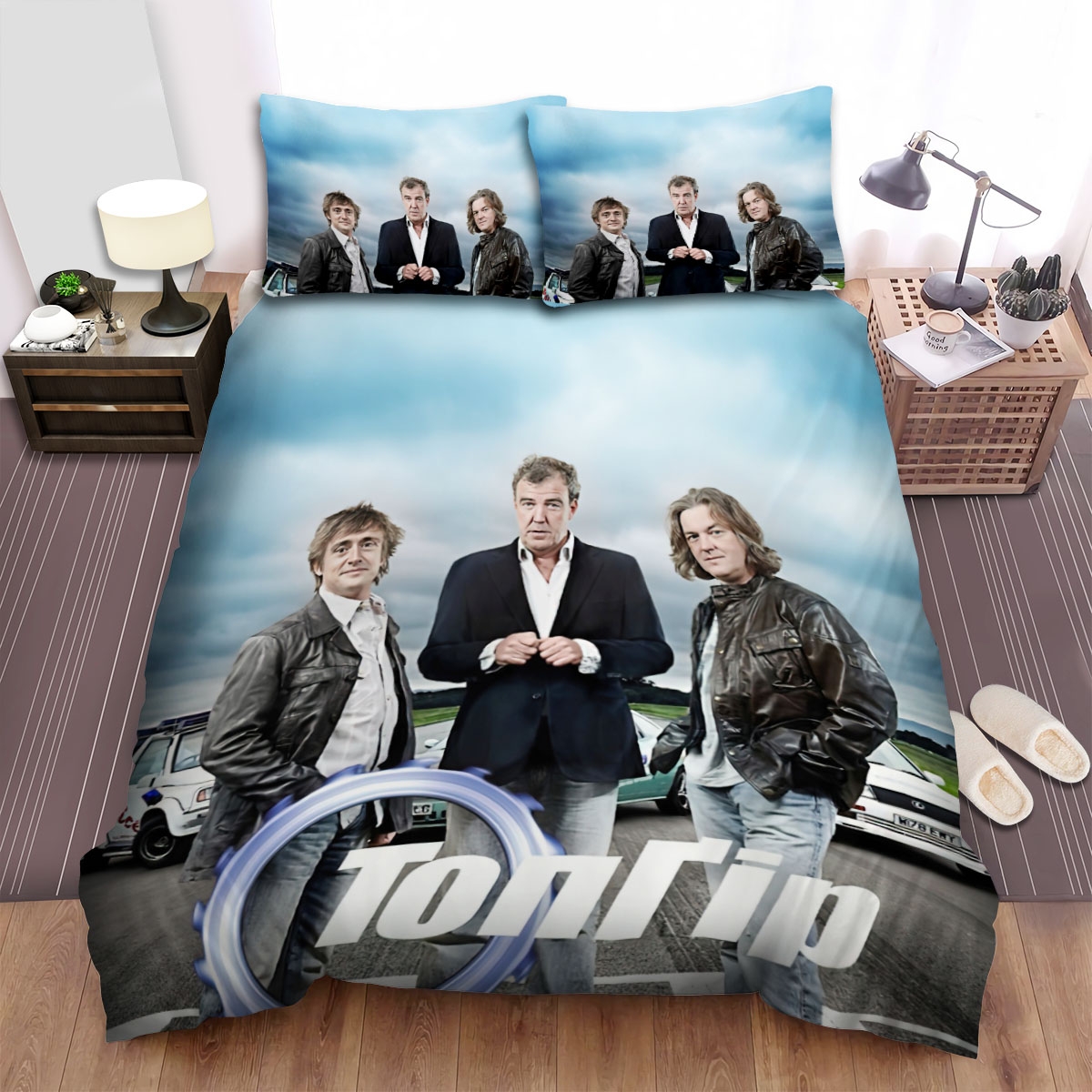 Top Gear Movie Poster 4 Bed Sheets Spread Comforter Duvet Cover Bedding Set - Unique Anime Apparel for Fans