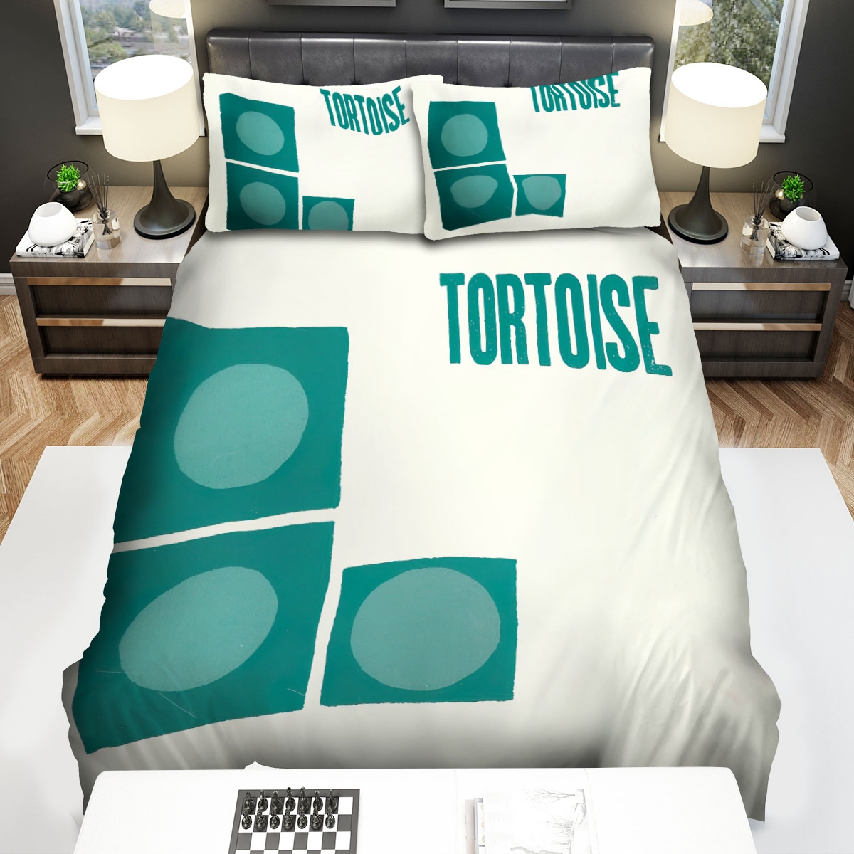 Tortoise Album Cover Bed Sheets Spread Duvet Cover Bedding Set - Unique Anime Apparel for Fans