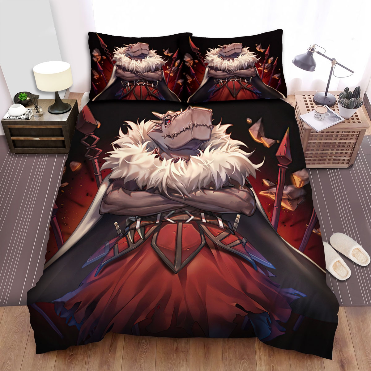Tower Of God Rak Wraithraiser Digital Art Bed Sheets Spread Duvet Cover Bedding Set - Unique Anime Apparel for Fans