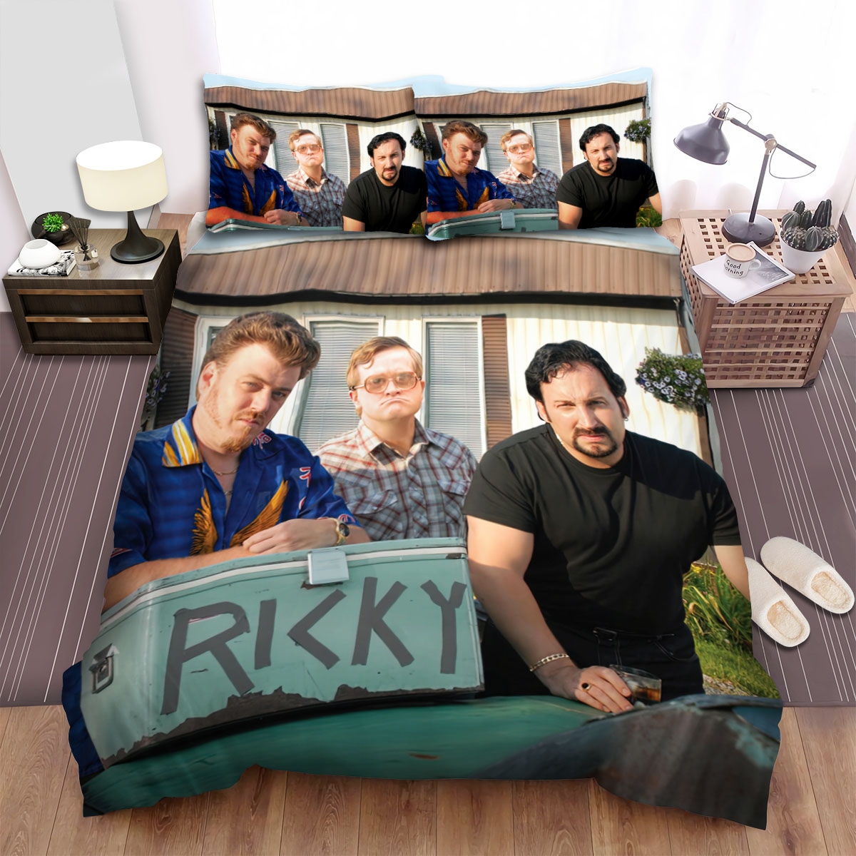 Trailer Park Boys Movie Poster 4 Bed Sheets Spread Duvet Cover Bedding Set - Unique Anime Apparel for Fans
