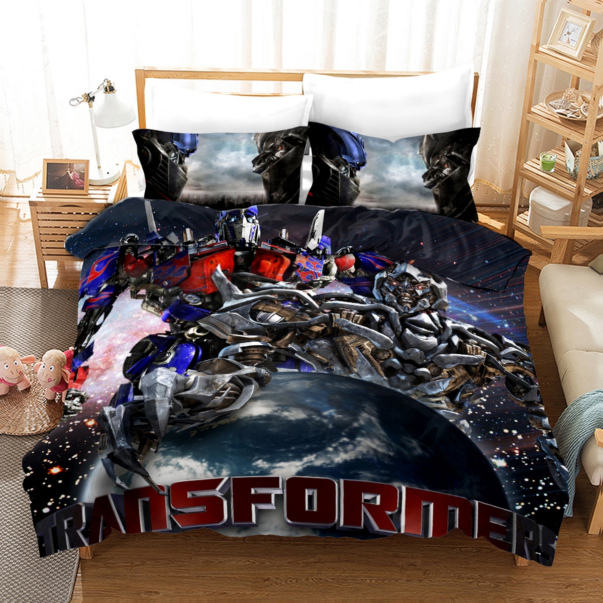 Transformer 5 Duvet Cover Bedding Set - Unique Anime Apparel for Fans