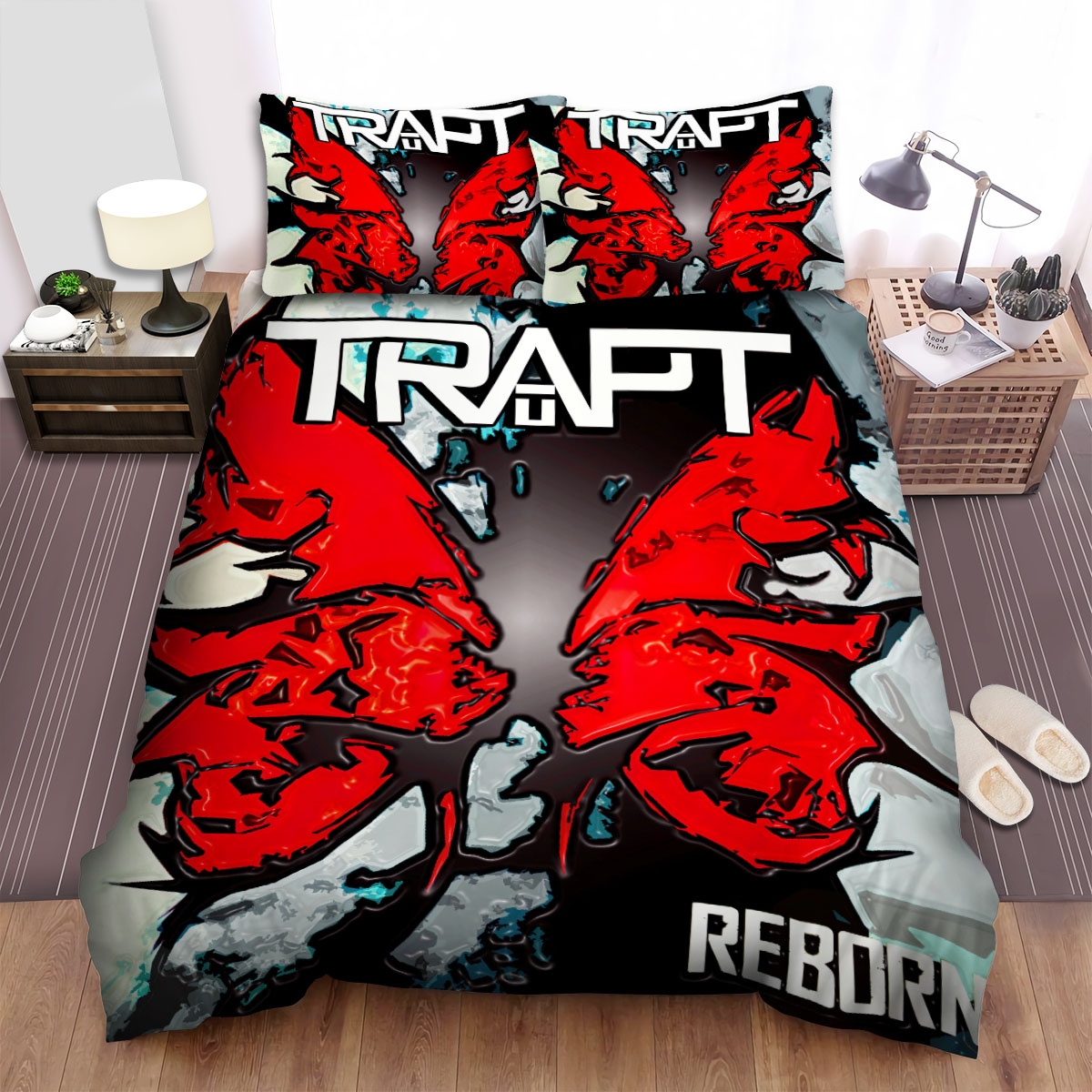 Trapt Reborn Bed Sheets Spread Duvet Cover Bedding Set - Unique Anime Apparel for Fans